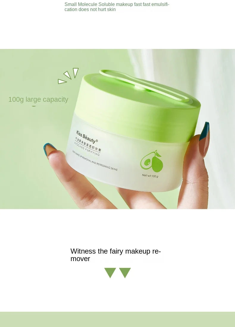 Kiss Beauty Korean Skincare Avocado Cleansing Balm